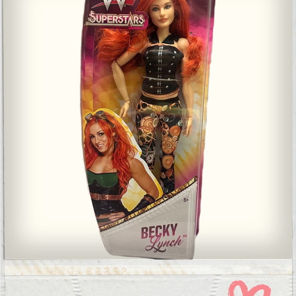 WWE Becky Lynch Doll with Orange Hair